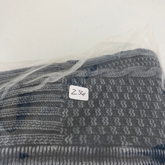 Carbon2Cobalt Stavanger Full Zip 3D Cable Cardigan Nordic Fisherman Linen Cotton - Picture 10 of 10